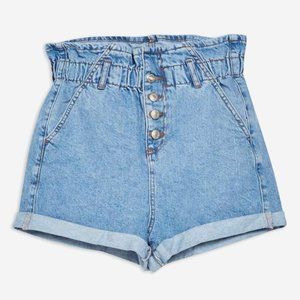 Topshop Paperbag High Waisted Shorts